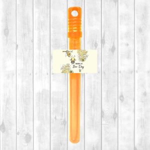 Bubble Wand Sticker Sheet - Bee (Design 2)