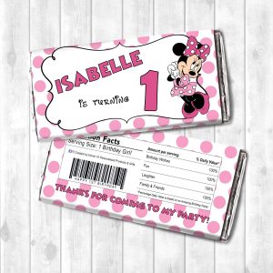 Minnie Mouse Chocolate Wrapper