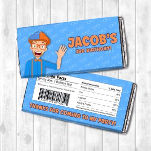Blippi Chocolate Wrapper
