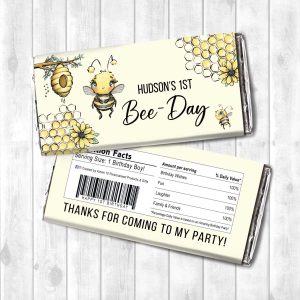 Chocolate Wrapper - Bee (Design 2)