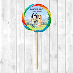 Lollipop Sticker Sheet - Bluey (Design 1)
