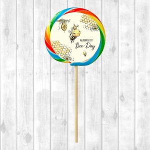 Bee Lollipop Stickers