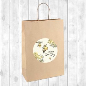 Bee Lolly Bag Stickers