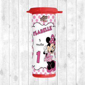 Minnie Mouse M&M Tube Stickers