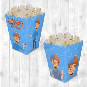 Blippi Popcorn Box