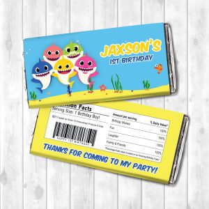 Chocolate Wrapper - Baby Shark