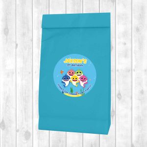 Lolly Bag Sticker Sheet - Baby Shark