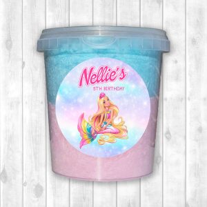 Fairy Floss Tub Sticker Sheet - Barbie (Mermaid)
