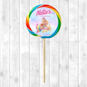 Lollipop Sticker Sheet - Barbie (Mermaid)