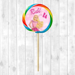 Lollipop Sticker Sheet - Barbie