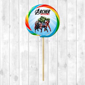 Lollipop Stickers - Avengers