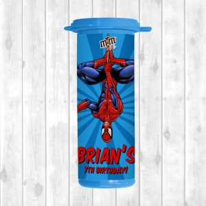 M&M Mini Tube Sticker - Spiderman (Design 1)
