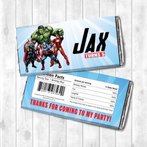 Chocolate Wrapper - Avengers