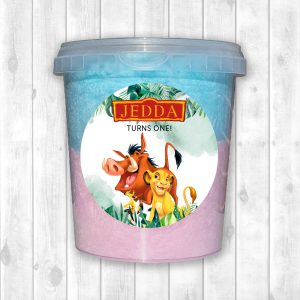 Fairy Floss Tub Sticker Sheet - Lion King