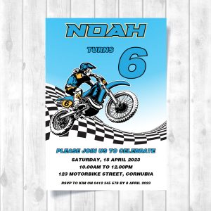 Invitation - Motorbike