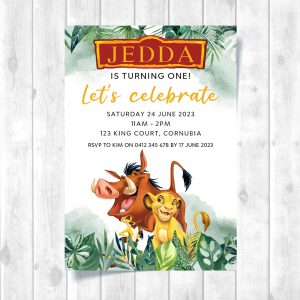Invitation - Lion King