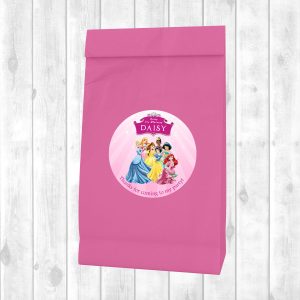 Lolly Bag Sticker Sheet - Disney Princess