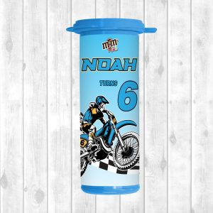M&M Mini Tube Sticker - Motorbike