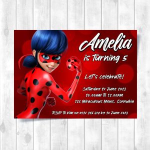 Invitation - Miraculous Ladybug