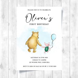 Invitation - Winnie the Pooh