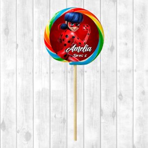 Lollipop Sticker Sheet - Miraculous Ladybug
