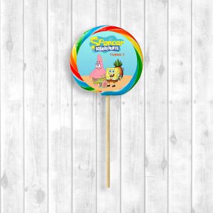 Lollipop Sticker Sheet - SpongeBob SquarePants