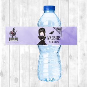Water Bottle Sticker Sheet - Wednesday