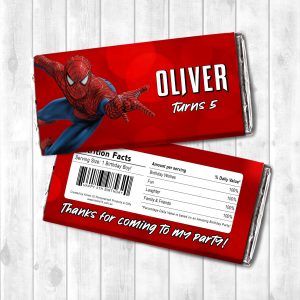 Chocolate Wrapper - Spiderman (Design 2)