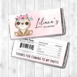 Chocolate Wrapper - Sloth