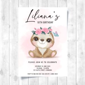 Invitation - Sloth