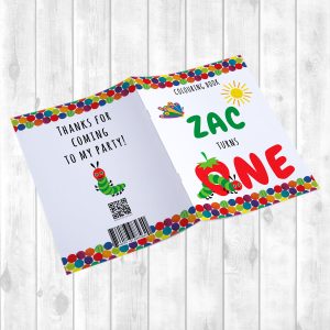 Colouring Book with Pencils/Crayons - Hungry Caterpillar