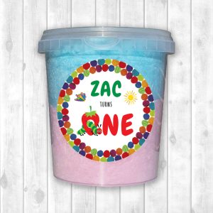 Fairy Floss Tub Sticker Sheet - Hungry Caterpillar