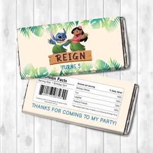 Chocolate Wrapper - Lilo & Stitch