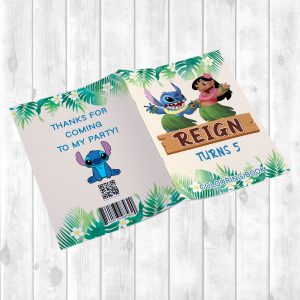 Colouring Book with Pencils/Crayons - Lilo & Stitch