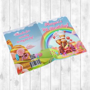 Colouring Book with Pencils/Crayons - Candy Land