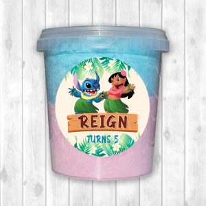Fairy Floss Tub Sticker Sheet - Lilo & Stitch