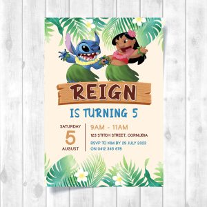 Invitation - Lilo & Stitch