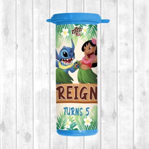 M&M Mini Tube Sticker - Lilo & Stitch