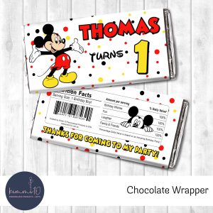 Chocolate Wrapper - Mickey Mouse
