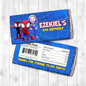 Chocolate Wrapper - Spidey & His Amazing Friends