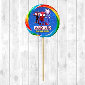 Lollipop Sticker Sheet - Spidey & His Amazing Friends