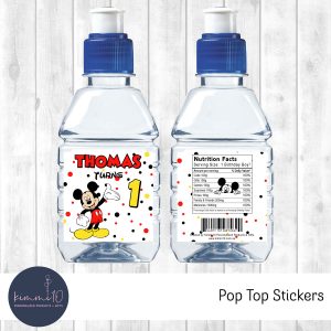 Pop Top Stickers - Mickey Mouse
