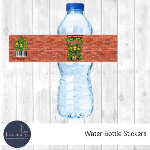 Water Bottle Sticker Sheet - TMNT