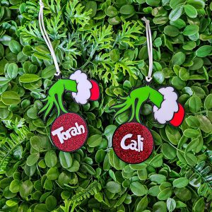 Grinch Hanging Ball Ornament