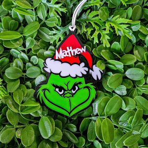 Grinch Face Ornament