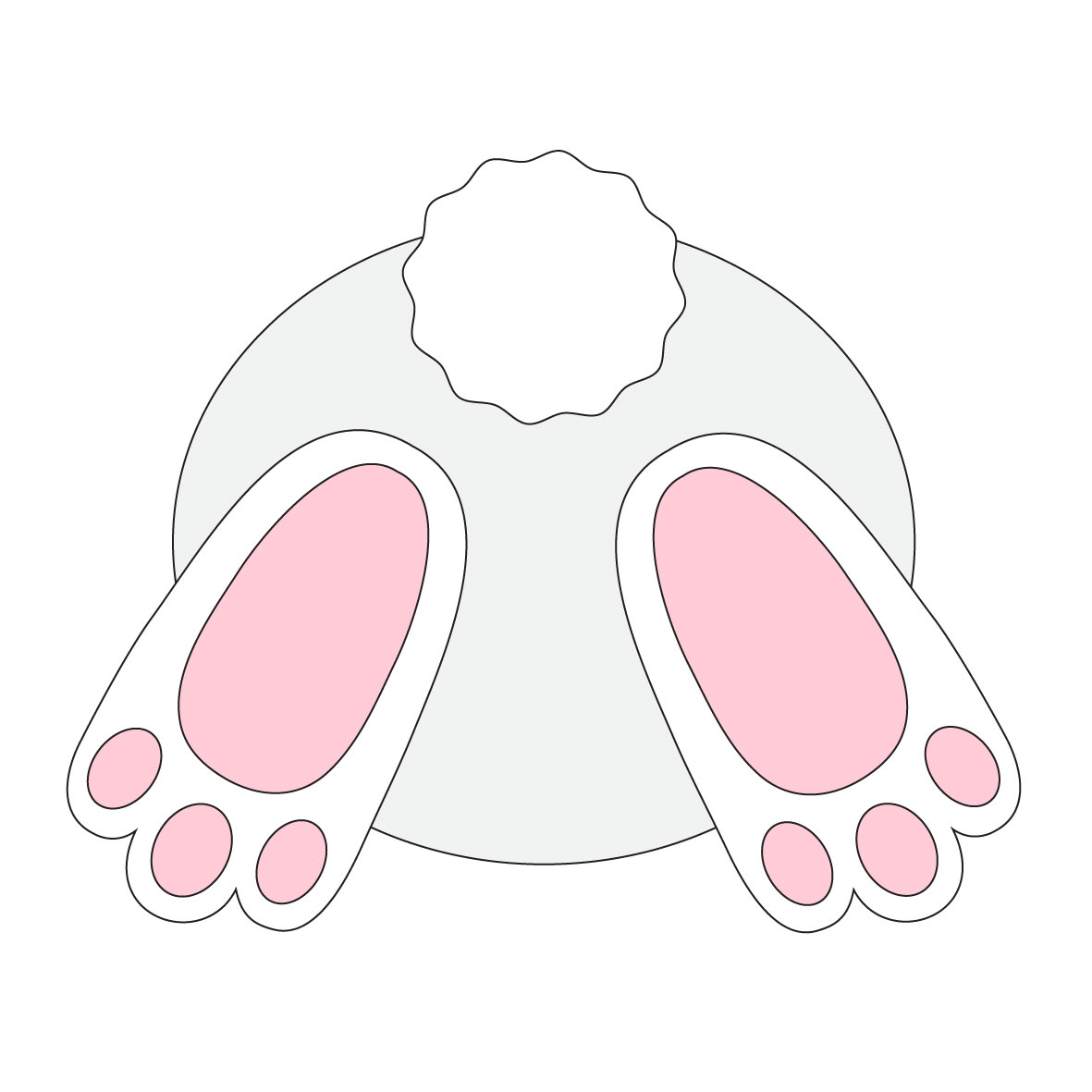 Easter Crate Bunny Tail
