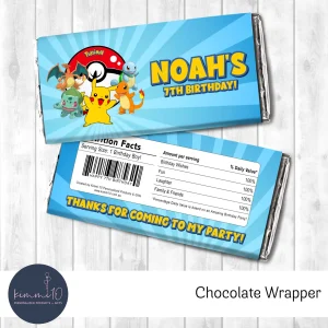 Chocolate Wrapper - Pokemon