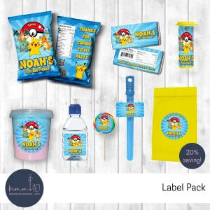 Label Pack - Pokemon