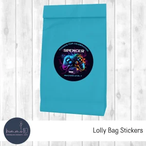 Lolly Bag Stickers - Gaming