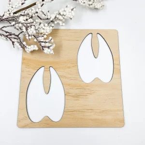 Footprint Stencil - Reindeer